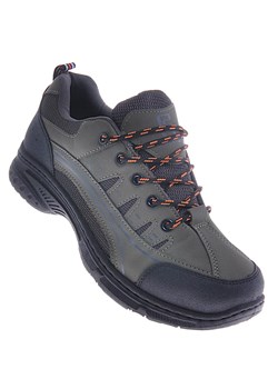 Sznurowane męskie buty trekkingowe Zielone /E5-1 10394 S491/ ze sklepu Pantofelek24.pl w kategorii Buty trekkingowe męskie - zdjęcie 144527837