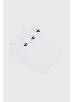 Converse skarpetki (3-pack) męskie kolor biały ze sklepu ANSWEAR.com w kategorii Skarpetki męskie - zdjęcie 144537085