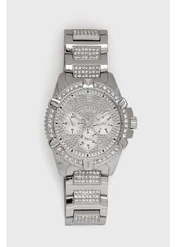 Guess zegarek kolor srebrny ze sklepu ANSWEAR.com w kategorii Zegarki - zdjęcie 144605658