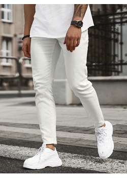 Spodnie jeansowe męskie ecru OZONEE E/5171/01 ze sklepu ozonee.pl w kategorii Jeansy męskie - zdjęcie 144618579