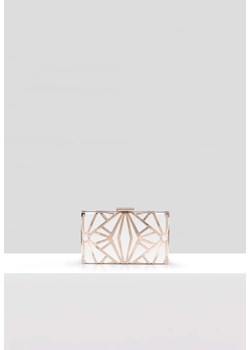 Wizytowa biało-złota torebka ze sklepu Molton w kategorii Kopertówki - zdjęcie 144621487