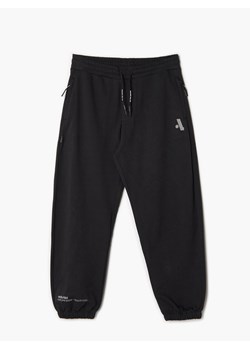 Cropp - Czarne joggery ADU.LTD - czarny ze sklepu Cropp w kategorii Spodnie męskie - zdjęcie 144677578