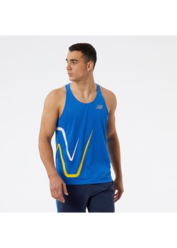 Koszulka męska New Balance MT21276CH1 – niebieska ze sklepu New Balance Poland w kategorii T-shirty męskie - zdjęcie 144680578
