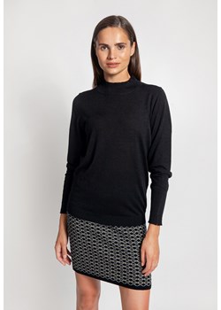 Czarny półgolf z długim rękawem ze sklepu Molton w kategorii Swetry damskie - zdjęcie 144686057