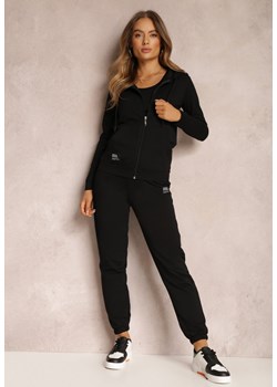 Czarny 3-częściowy Komplet Dresowy Nibley ze sklepu Renee odzież w kategorii Dresy damskie - zdjęcie 144716789