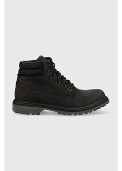 Helly Hansen workery skórzane męskie kolor czarny ze sklepu ANSWEAR.com w kategorii Buty zimowe męskie - zdjęcie 144756679