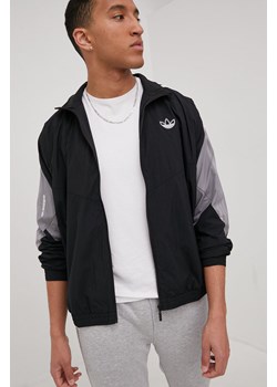 adidas Originals kurtka HE4714 męska kolor czarny przejściowa ze sklepu ANSWEAR.com w kategorii Kurtki męskie - zdjęcie 144772998