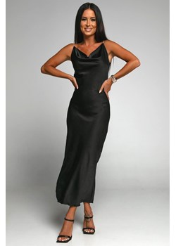 Czarna efektowna sukienka wieczorowa 52390 ze sklepu fasardi.com w kategorii Sukienki - zdjęcie 144789738