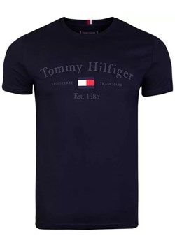 TOMMY HILFIGER KOSZULKA T-SHIRT ARCHIVE LOGO CZARNY ze sklepu Milgros.pl w kategorii T-shirty męskie - zdjęcie 144815368
