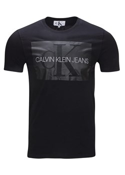 CALVIN KLEIN JEANS KOSZULKA T-SHIRT SLIM MONOGRAM LOGO CZARNY ze sklepu Milgros.pl w kategorii T-shirty męskie - zdjęcie 144815387
