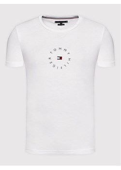 TOMMY HILFIGER KOSZULKA T-SHIRT ROUNDALL GRAPHIC TEE BIAŁA ze sklepu Milgros.pl w kategorii T-shirty męskie - zdjęcie 144815427