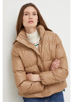 Answear Lab kurtka damska kolor beżowy zimowa ze sklepu ANSWEAR.com w kategorii Kurtki damskie - zdjęcie 144833038