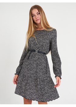 GATE Damska dzianinowa sukienka wzorzysta z długimi rękawami XS ze sklepu gateshop w kategorii Sukienki - zdjęcie 144847596