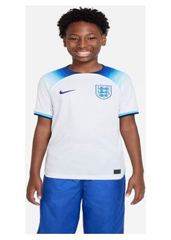 Koszulka piłkarska dla dużych dzieci Nike Dri-FIT Anglia Stadium 2022/23 (wersja domowa) - Biel ze sklepu Nike poland w kategorii T-shirty chłopięce - zdjęcie 144852148