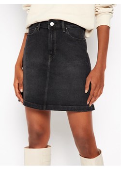 Lee Spódnica jeansowa A Line Zip L38FCPTY Czarny Regular Fit ze sklepu MODIVO w kategorii Spódnice - zdjęcie 144898729