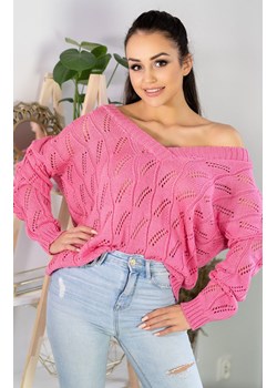 Gloris Pink sweter, Kolor różowy, Rozmiar S/M, Merribel ze sklepu Primodo w kategorii Swetry damskie - zdjęcie 144940099