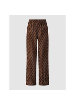 Luźne spodnie z krepy model ‘Lithilde’ ze sklepu Peek&Cloppenburg  w kategorii Spodnie damskie - zdjęcie 144976436