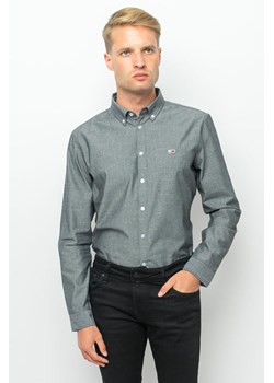 koszula męska tommy jeans oxford dm0dm09594 grafitowa ze sklepu Royal Shop w kategorii Koszule męskie - zdjęcie 145008968