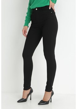Czarne Spodnie Skinny Phenicia ze sklepu Born2be Odzież w kategorii Spodnie damskie - zdjęcie 145033189