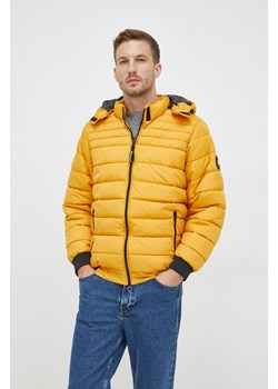 Pepe Jeans kurtka męska kolor żółty zimowa ze sklepu ANSWEAR.com w kategorii Kurtki męskie - zdjęcie 145049256