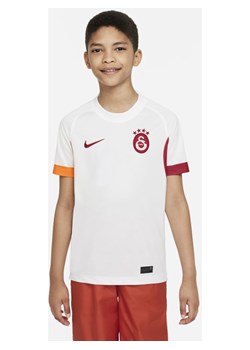 Koszulka piłkarska z krótkim rękawem dla dużych dzieci Nike Dri-FIT Galatasaray 2022/23 (wersja trzecia) - Biel ze sklepu Nike poland w kategorii T-shirty chłopięce - zdjęcie 145071458