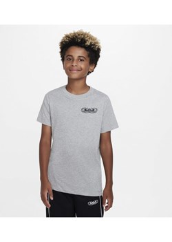 T-shirt dla dużych dzieci (chłopców) Dri-FIT Nike x LeBron - Szary ze sklepu Nike poland w kategorii T-shirty chłopięce - zdjęcie 145071478