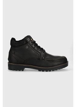 Jack &amp; Jones buty wysokie Brockwell męskie kolor czarny ze sklepu ANSWEAR.com w kategorii Buty zimowe męskie - zdjęcie 145088638
