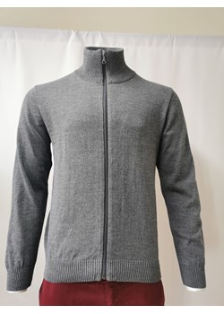 Sweter męski rozpinany - popiel L - L ze sklepu Swetry Lasota w kategorii Swetry męskie - zdjęcie 145093957