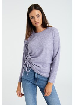Wrzosowa bluza z dzianiny swetrowej ze sklepu Greenpoint.pl w kategorii Swetry damskie - zdjęcie 145094359