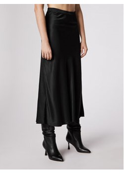 Simple Spódnica midi SDD501 Czarny Regular Fit ze sklepu Modivo_marki_wlasne w kategorii Spódnice - zdjęcie 145099319