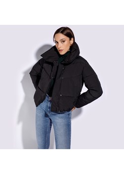 Damska kurtka oversizowa pikowana czarna ze sklepu WITTCHEN w kategorii Kurtki damskie - zdjęcie 145128419