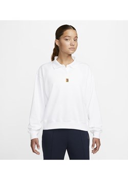 Damska koszulka polo do tenisa NikeCourt Dri-FIT Heritage - Biel ze sklepu Nike poland w kategorii Bluzki damskie - zdjęcie 145129068