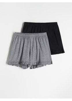 Reserved - Szorty piżamowe - Czarny ze sklepu Reserved w kategorii Piżamy damskie - zdjęcie 145203087