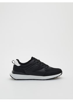 Reserved - Sneakersy z łączonych materiałów - Czarny ze sklepu Reserved w kategorii Buty sportowe męskie - zdjęcie 145207736