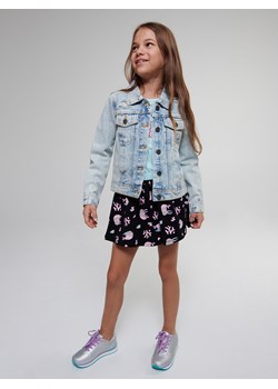 Reserved - Jeansowa katana z przetarciami - niebieski ze sklepu Reserved w kategorii Kurtki dziewczęce - zdjęcie 145214828