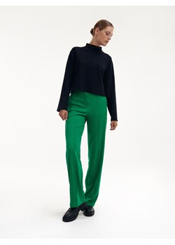 Reserved - Spodnie z kantem - Zielony ze sklepu Reserved w kategorii Spodnie damskie - zdjęcie 145216339