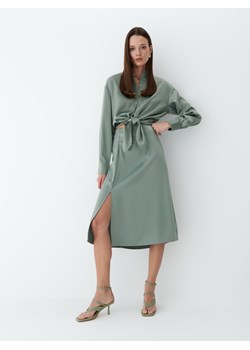 Mohito - Zielona spódnica midi - Zielony ze sklepu Mohito w kategorii Spódnice - zdjęcie 145260739