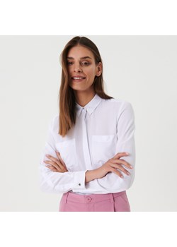 Sinsay - Koszula z kieszeniami - Biały ze sklepu Sinsay w kategorii Koszule damskie - zdjęcie 145268478