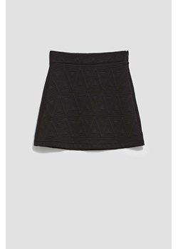 Spódnica mini z geometrycznym tłoczeniem ze sklepu Moodo.pl w kategorii Spódnice - zdjęcie 145292419