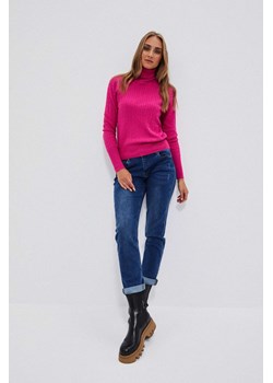 Jeansy z prostą nogawką ze sklepu Moodo.pl w kategorii Jeansy damskie - zdjęcie 145292447
