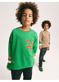 Reserved - Longsleeve oversize - Zielony ze sklepu Reserved w kategorii Bluzy chłopięce - zdjęcie 145294098