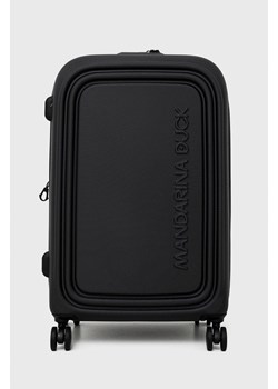 Mandarina Duck walizka LOGODUCK + kolor czarny P10SZV32 ze sklepu ANSWEAR.com w kategorii Walizki - zdjęcie 145302396