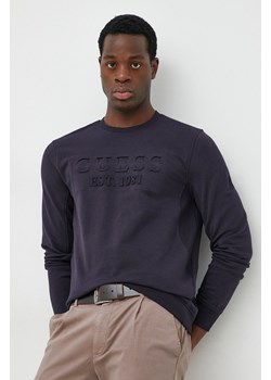 Guess bluza męska  z aplikacją ze sklepu ANSWEAR.com w kategorii Bluzy męskie - zdjęcie 145311207