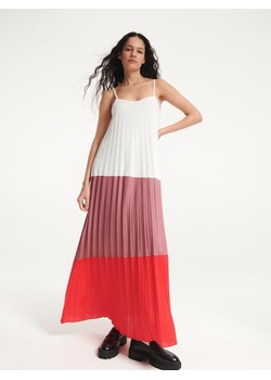Reserved - Sukienka z plisami - Wielobarwny ze sklepu Reserved w kategorii Sukienki - zdjęcie 145392789
