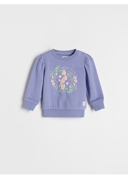 Reserved - Bawełniana bluza z naszywką - Niebieski ze sklepu Reserved w kategorii Odzież dla niemowląt - zdjęcie 145399758
