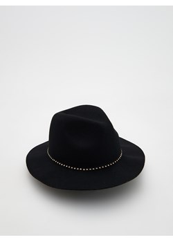 Reserved - Wełniany kapelusz fedora - Czarny ze sklepu Reserved w kategorii Kapelusze damskie - zdjęcie 145399845