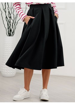 Rozkloszowana spódnica z zakładkami Azuri ze sklepu Eye For Fashion w kategorii Spódnice - zdjęcie 145407618