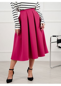 Rozkloszowana spódnica z zakładkami Azuri ze sklepu Eye For Fashion w kategorii Spódnice - zdjęcie 145407832