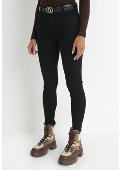 Czarne Spodnie Skinny Push Up Gengi ze sklepu Born2be Odzież w kategorii Spodnie damskie - zdjęcie 145412315