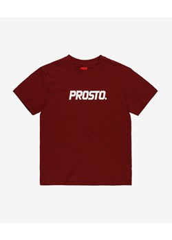 T-shirt Clasio Burgundy ze sklepu Prosto w kategorii Bluzki damskie - zdjęcie 145424366